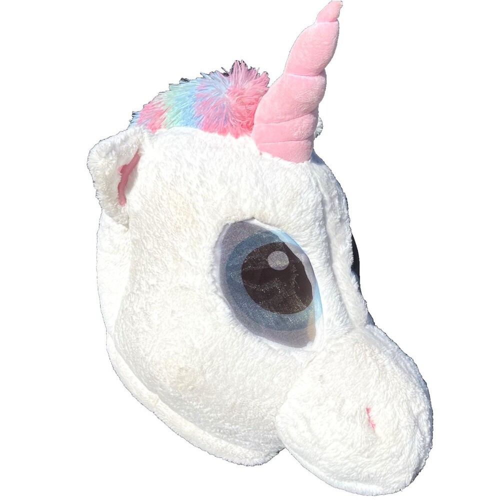Unicorn Head Costume Plush Dan Dee Greeters Adult Rainbow Cosplay Furries Mask